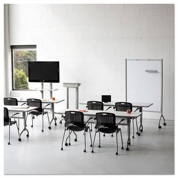 Safco® Impromptu Magnetic Whiteboard Collaboration Screen, 42w X 21.5d X 72h, Gray-white freeshipping - TVN Wholesale